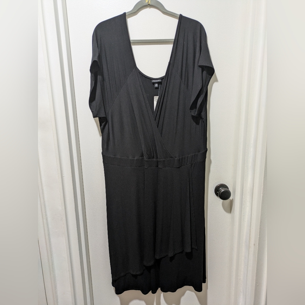 Torrid Surplus Black Wrap Dress